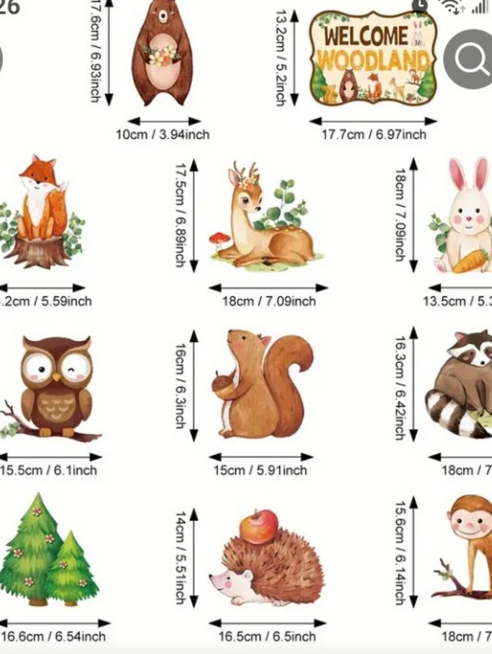 > Woodland Baby Shower Decorations And Games - Picture 17 of 17